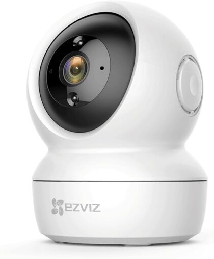 EZVIZ C6N, 1080p WiFi Smart Home Security Camera, Intelligent Surveillance Camera with Night Vision, Smart Tracking, Two-way Audio, White
