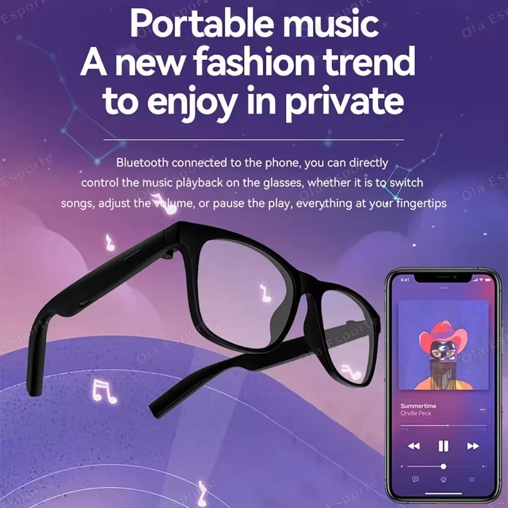 Lenovo AI 8K Smart Camera Glasses Remote Control Touch - Image 2