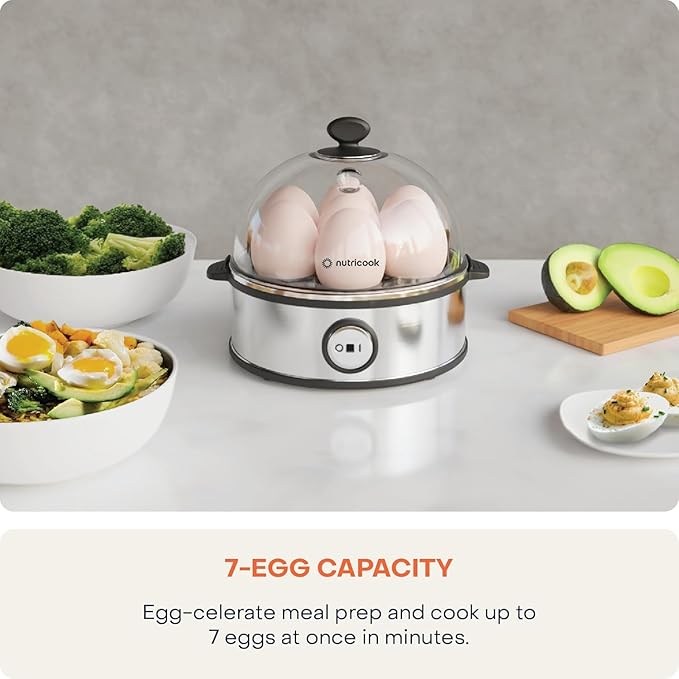 7 Egg Capacity Electric Egg Cooker for Boiled Eggs - Image 2