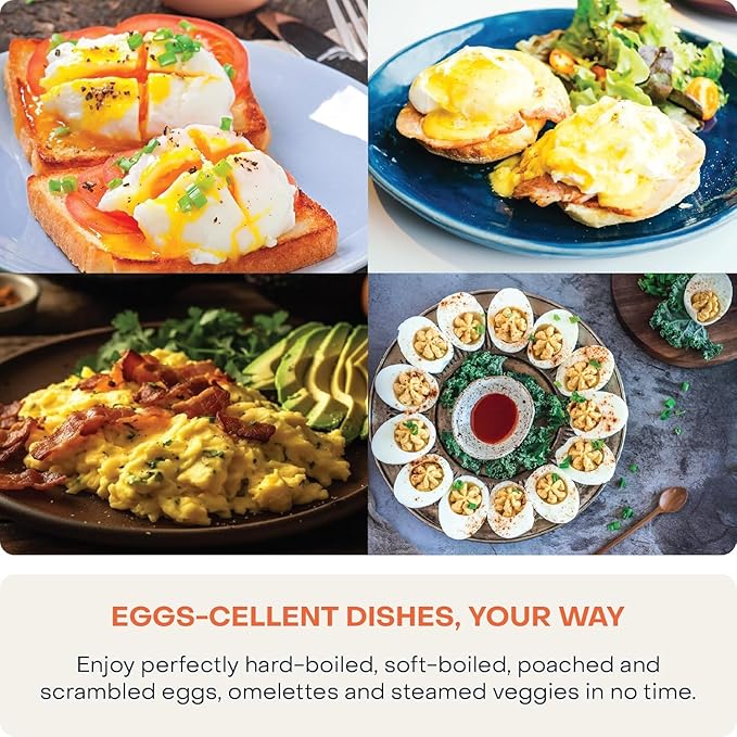 7 Egg Capacity Electric Egg Cooker for Boiled Eggs - Image 3